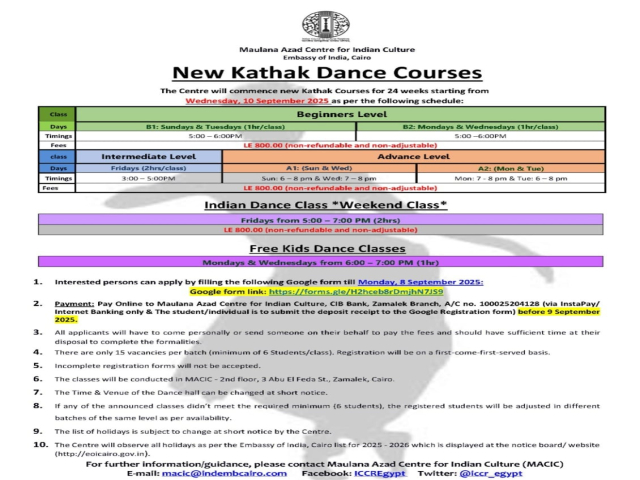 Kathak Classes